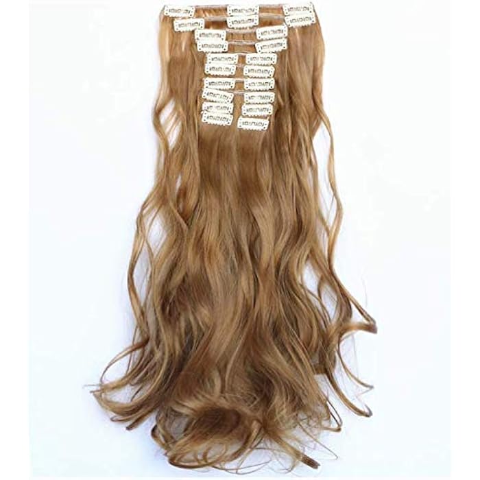 DILLARDS Fashion Fluffy 12 Sets Long Curly Hair Extension (Can Be Permed And Straightened) 1208-7 - Image 3